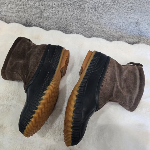 Sorel Arapaho Men's Suede Duck Boots Thinsulate Size 10 Pre Owned Good - Picture 10 of 10
